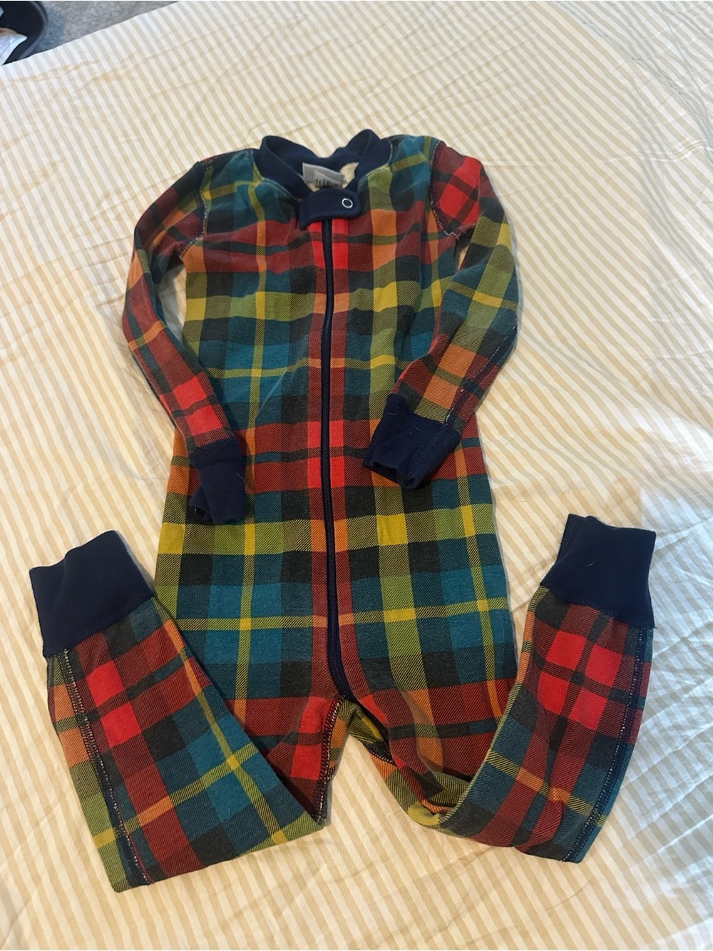 Organic Hannah Andersson Plaid 2T Zip